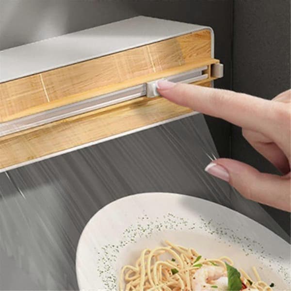 Plastfoliedispenser, foliedispenser, påfyllbar plastfoliedispenser, folie- og plastfoliedispenser
