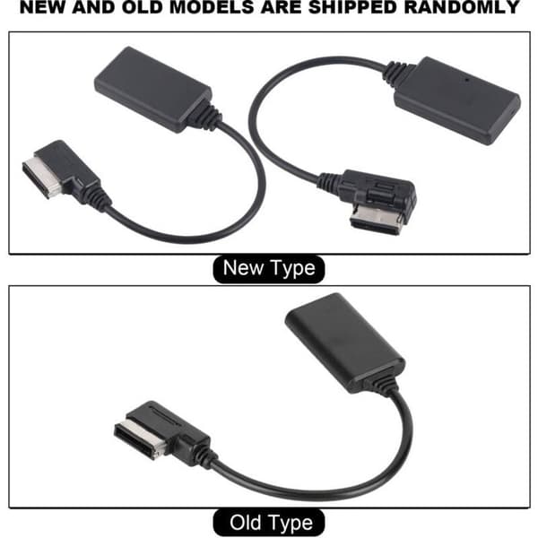 Bluetooth 5.0 Aux-adapter - Audi AMI/MDI/MMI-kompatibel - 5-12V spänning - Automatisk återanslutning