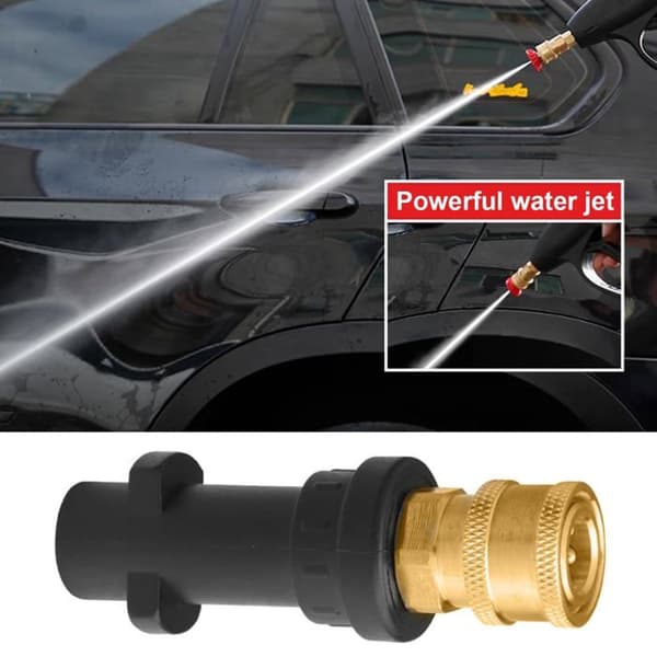 1/4\" hunn pistoladapter for Karcher K2-K7 høytrykksvasker - Messing/ABS