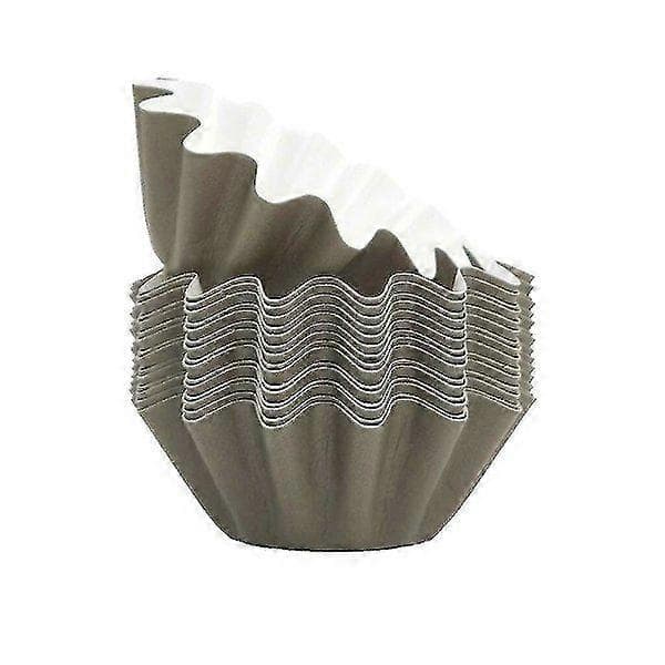 100 bageforme olieret papir muffinforme varmebestandige DIY forme husholdningsbageri B