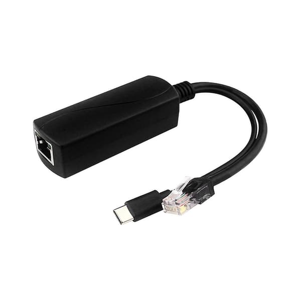 Gigabit PoE Splitter 5v3a 1000mbps Type-c Power Over Ethernet for IP-kamera