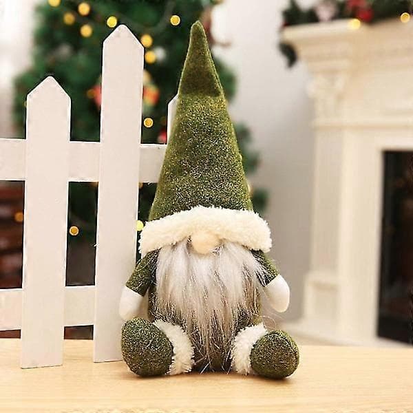 Tomtar Julgransprydnader, Julpynt Handgjorda Plyschtomtar Jultomten