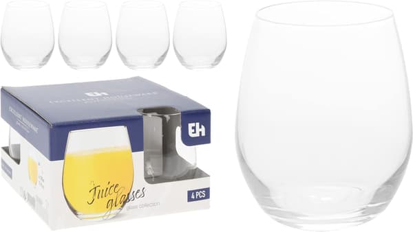 Dricksglas, 4-pack, 510 ml | Glass, presentförpackning | Cocktails, drinkar, juice