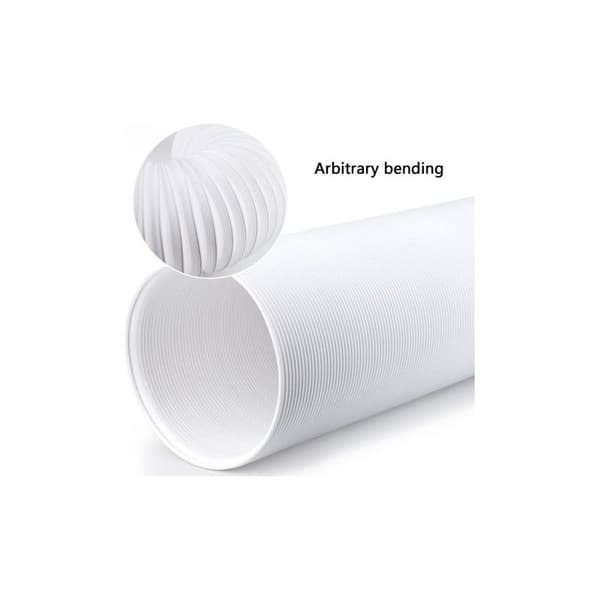 2M Luftkonditioneringsslang, Luftutblåsslang, Universell Bärbar Luftkonditioneringsslangssats, 130 mm Diameter för Luftkonditionering