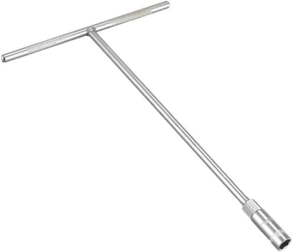 16 mm T-formet pipenøkkel, 290 mm lang, krom-vanadium stål