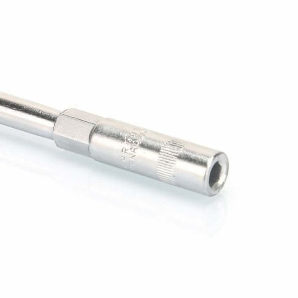 16 mm T-formad hylsnyckel, 290 mm lång, kromvanadinstål