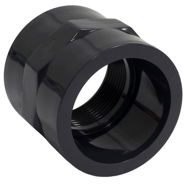 Blandet innvendig gjenget muffe Ø50 mm → 1 1/2'' - plast, 10 bar