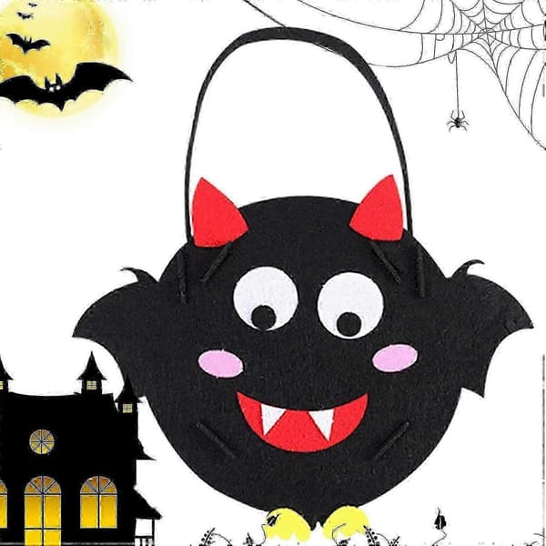DIY Halloween-godteribøtte med tegneseriedesign for barnas knask eller knep-moro