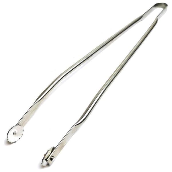 Stora multifunktionella grilltänger i rostfritt stål med hjul, 50 cm