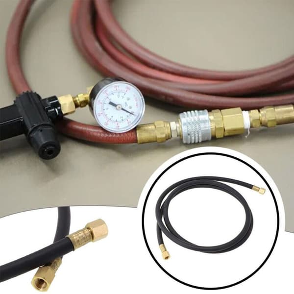 1/4 tommers inertgasslange, argon nitrogen trykkluft egnet for luft, argon og karbondioksid (2m)