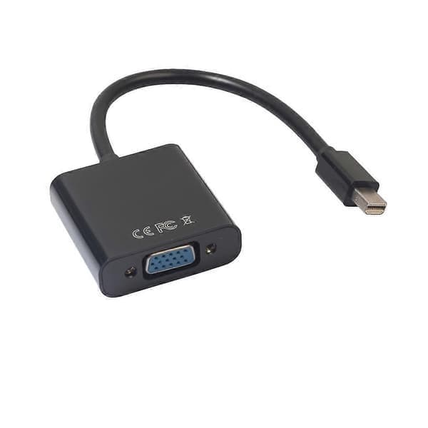 Mini DisplayPort til VGA-omformerkabel 1080P-kabel for Macbook Pro Air-projektor PC