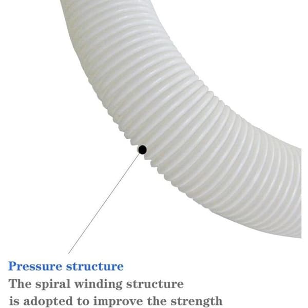 Vaihtoputki 1,25\" (3,2 cm) uima-altaan suodatinpumpulle - 2 kpl, 99 cm, polyeteeni