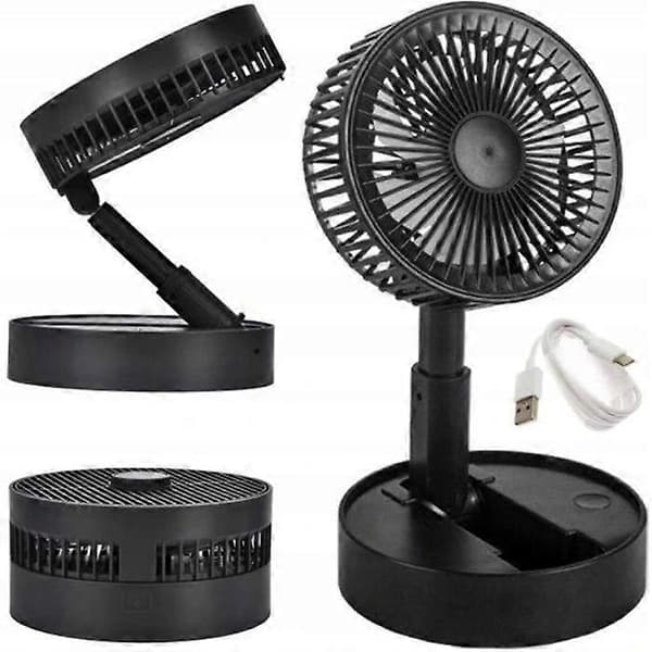 USB-opladende kraftig skrivebordsventilator mini USB stående skrivebordsventilator