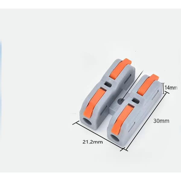 Kabelanslutning, SCH-2 Snabb Elkontakt, Kopplingsplint, Elektriska Anslutningar, Spakmutter Kabelanslutning (14 stycken)