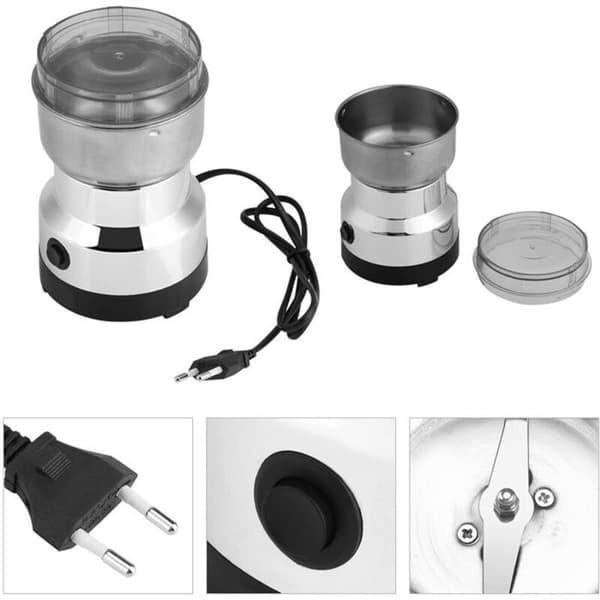 Multifunktionel kaffekværn - knive i rustfrit stål - 220V EU-stik - 100-200W