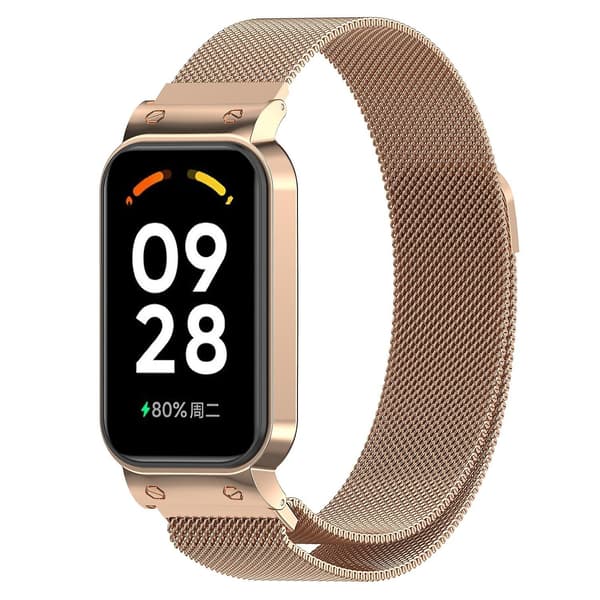 Milan magnetisk rem + urramme til Xiaomi Mi Band 8 Active