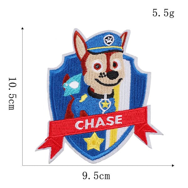 15 st Paw Patrol anime broderad patch hundsköld barn