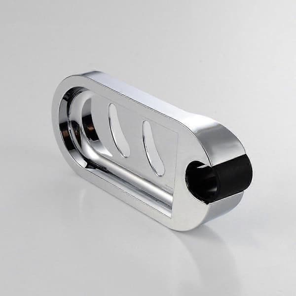 Dusjskinne Clip-on Baderom Såpeholder Såpeskål, ABS Materiale (Passer til 24mm rør)