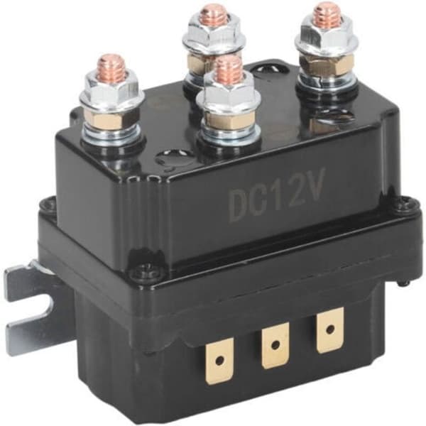 12V 250A vinschreläkit - fjärrkontroll och styrenhet, mässingsspole, vattentät