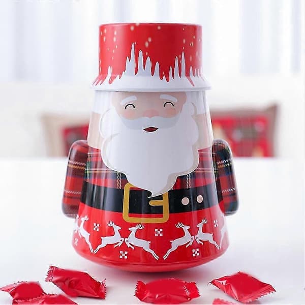 Julmugg Godis Kakburk Prydnad Julklappslåda Burk Dekoration