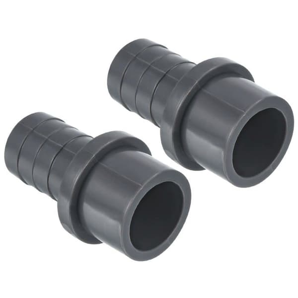 Slangereduktion, Udvendig diameter af muffen: 32 mm x udvendig diameter af pagoden: 25 mm, 2 stk. pr. pakke, grå.