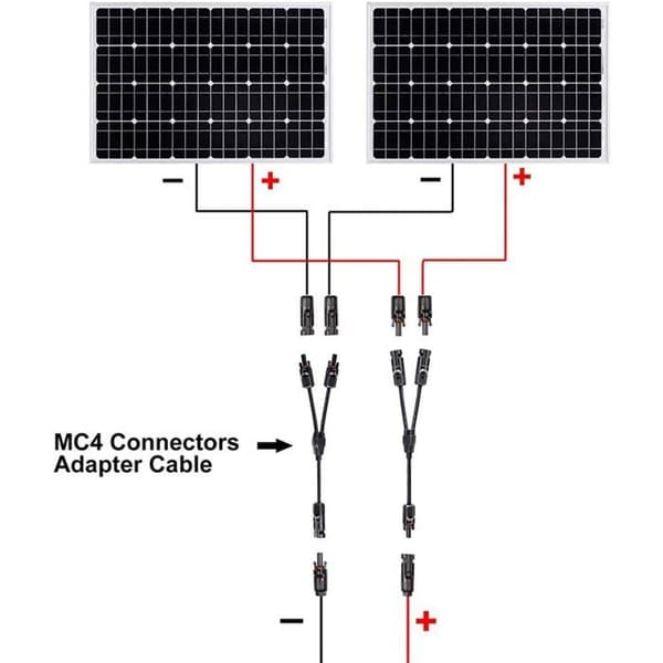 MC4 Y-kobling (MFF/FMM) - IP67 - UV-bestandig - Rask montering