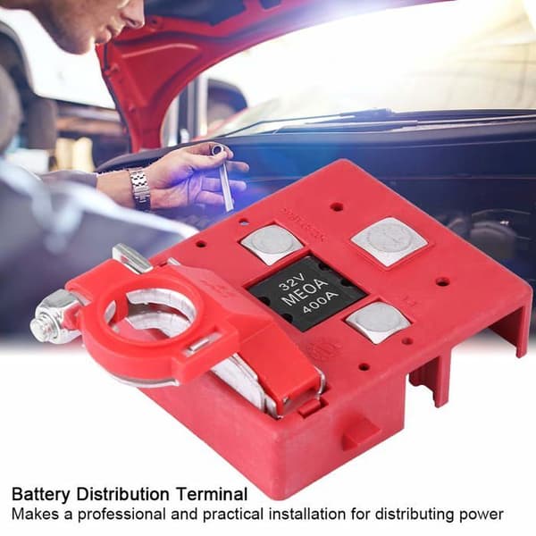 Snabbkopplingsbatteriterminaler, Husvagn 32V 400A Snabbkopplingssäkring batteridistributionsterminaler klämmor