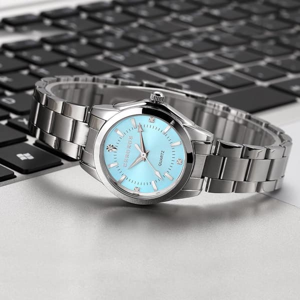 Dame Quartz Armbåndsure Dame Piger Vandtæt Rustfrit Stål Analog Ur
