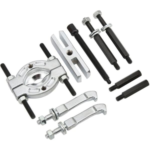 9-dels lagertrekkersett - 15–58 mm separator - 50 mm klør - ABS-koffert