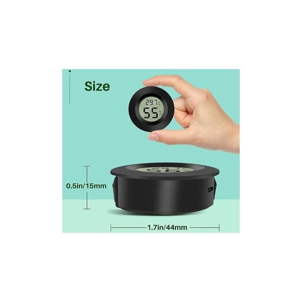 Mini Digital LCD Termometer Hygrometer Temperatur Luftfuktighet -50-70℃ 10%-99% RH Bärbar Termometer Termo Hygrometer Indikator för Kontor