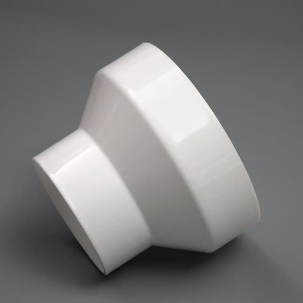 Kanaladapter, kanalreduktionsadapter til udsugningsventilator til ventilationskanal (200 mm til 150 mm)
