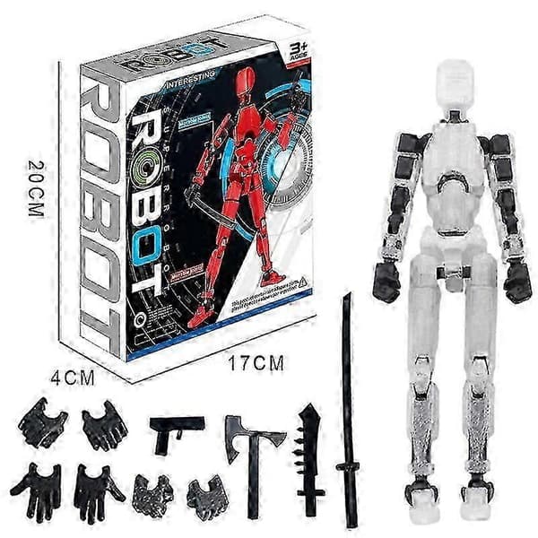T13 Multi-Joint Action Figures, Titan 13 Action Figure Transparent