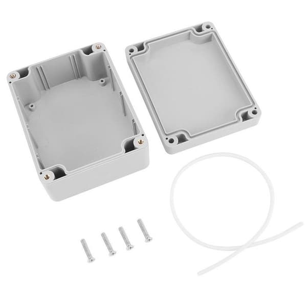 IP65 vattentät kopplingsdosa i ABS 115×90×55 mm vit - brandsäker utomhuskapsling