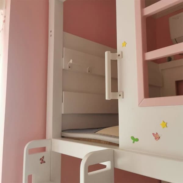 8\" Aluminium Skyvedørhåndtak - Pakke med 2, Hvit, Rustfritt