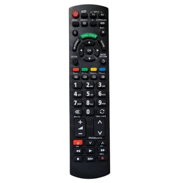 Fjernbetjening til Panasonic TV N2QAYB Sort