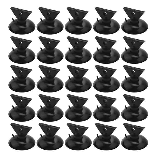 25 st GU10 glödlampsbytare PVC sugkoppslampbyte för LED halogen minispårljus
