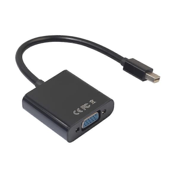 Mini DisplayPort til VGA-omformerkabel 1080P-kabel for Macbook Pro Air-projektor PC