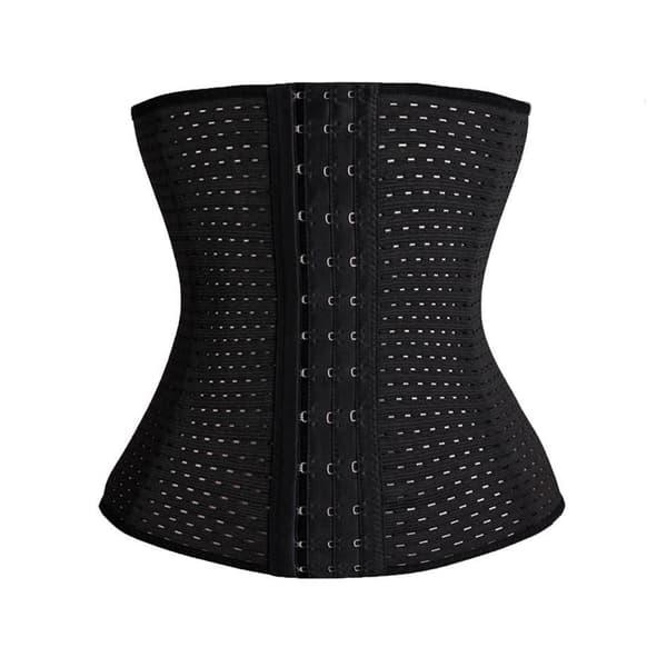 Taljetræner til kvinder Korset Mavekontrol Taljekorset sort sort 2XL black 2XL