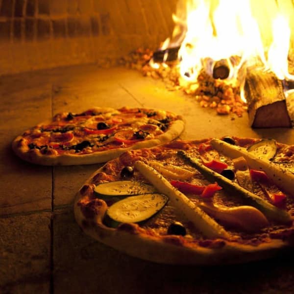 Rund pizzaspade - rustfritt stål - ergonomisk gummihåndtak - Ø25 cm