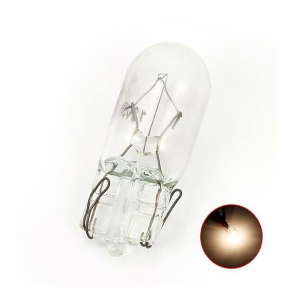 10 stk. hvide T10 LED-pærer, 5W nummerpladelys, sidemarkeringslys, nummerplade DC 12V