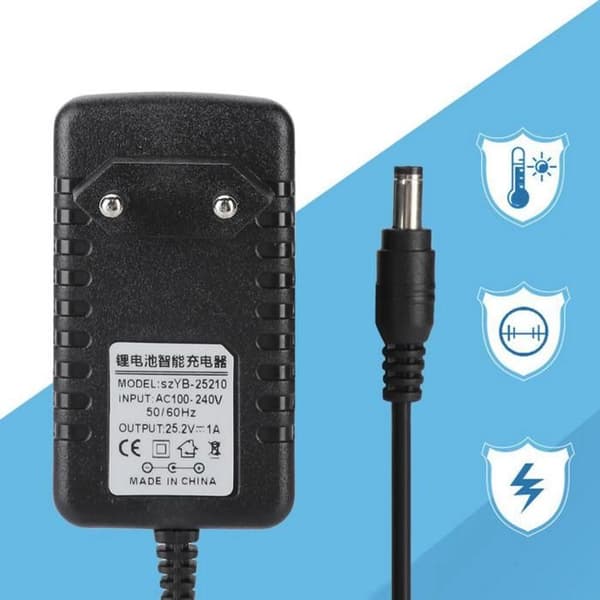 12V strømadapter – 100–240V AC til 12V DC strømforsyning – Erstatningsoplader med EU-stik – Til elektroniske enheder