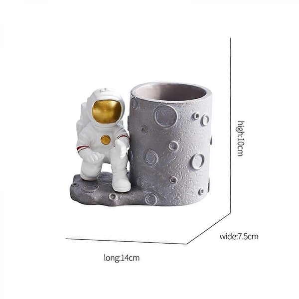 Blyantholder til børn Astronaut Blyant Organizer Eventyrfigur Blyantholder til skrivebordsdekoration Tilbage til skolen gave til børn