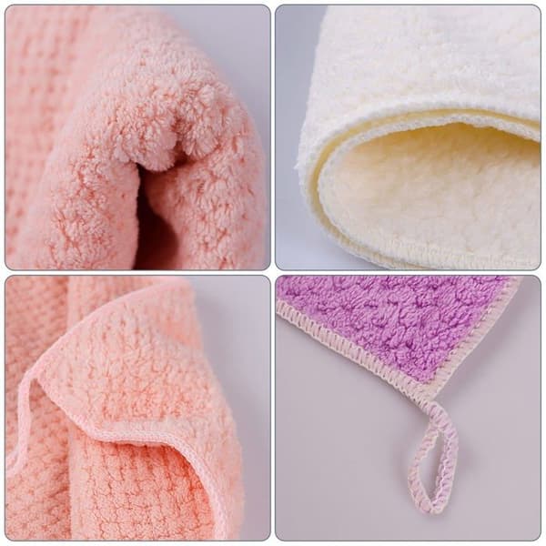 Håndklæder (pakke med 5) - 25x25 cm - Absorberende - Hurtigtørrende