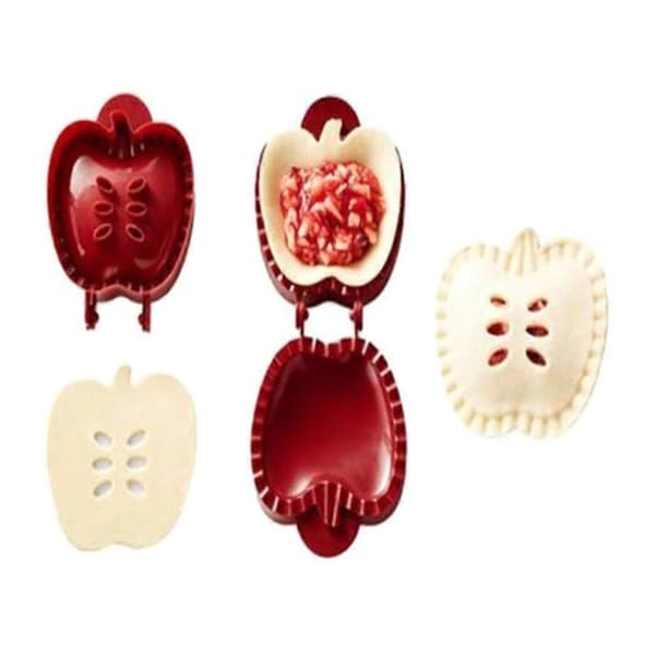 Plastikk paiformer Epler Gresskar Eikenøttform Mini Deigpresseform Gadgets Halloween Lomme Paiformer for Høstbaking