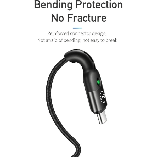 Kierretty USB Type-C -kaapeli, USB-kaapeli sisäänvetotoiminnolla, USB Type-C