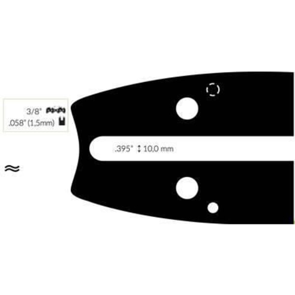 Mcculloch Chainsaw Chain Guide 40cm 3/8 .058 (1,5mm).