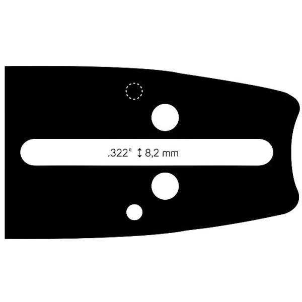 Husqvarna Motorsåg Kedjeguide 40cm .325 .058 (1,5mm).