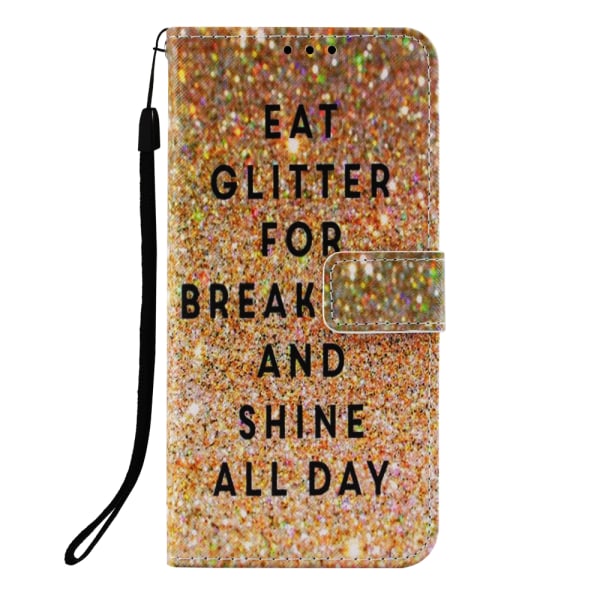Glitter iPhone XR Plånboksfodral eat glitter