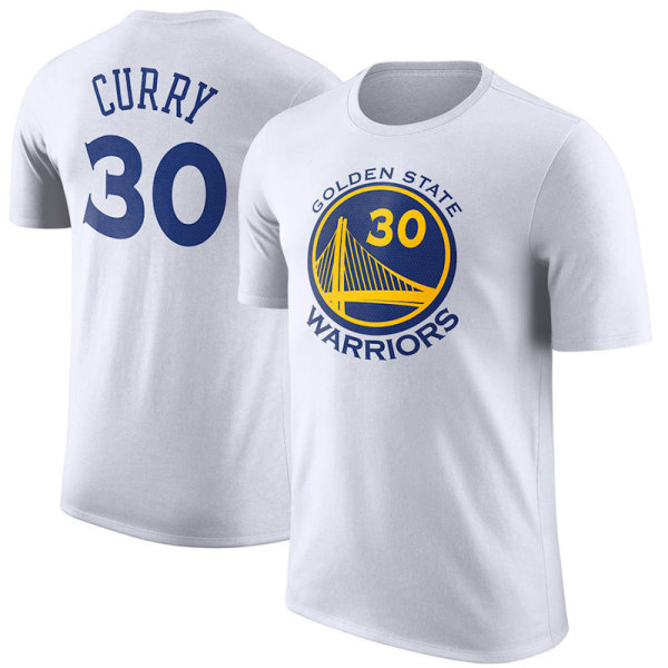 NBA T-shirt Warrior Curry Basketball Kortärmad sporttröja C4 3XL