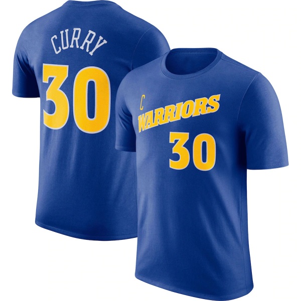 NBA T-shirt Warrior Curry Basketball Kortärmad sporttröja C36 S